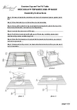 Woodard Direct WDC-SEA-FP-TOP Assembly Instructions preview