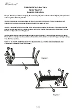 Preview for 1 page of Woodard FRANCHESCA WDC-FRA-07CT Assembly Instructions