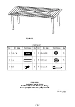 Предварительный просмотр 2 страницы Woodard SAVOY DINING TABLE WDC-SAV-9042 Assembly Instructions