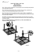 Woodard SAVOY SECTIONAL WDC-SAV-SEC-1 Assembly Instructions preview