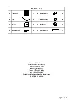 Предварительный просмотр 2 страницы Woodard UPTOWN 1142-QRXU-TV Assembly Instructions