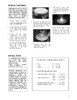 Preview for 3 page of Woodbridge Fireplace Inc FBB-N Owner'S Operation And Installation Manual