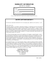 Preview for 16 page of Woodbridge Fireplace Inc FBB-N Owner'S Operation And Installation Manual