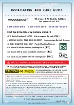 Woodbridge B0090 Installation And Care Manual preview