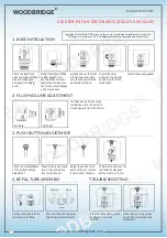 Предварительный просмотр 8 страницы Woodbridge B0933 Installation And Care Manual