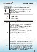 Preview for 3 page of Woodbridge B0980S Installation And Care Manual