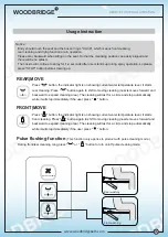 Preview for 5 page of Woodbridge B0990S User Manual