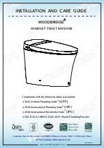 Preview for 1 page of Woodbridge BW5100S Installation And Care Manual