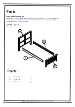 Preview for 3 page of Woodbridge Dreams Solid Slats Installation Instructions Manual