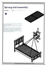 Preview for 7 page of Woodbridge Dreams Solid Slats Installation Instructions Manual