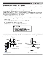 Предварительный просмотр 21 страницы Woodbridge DV1800 Installation And Operating Instructions Manual