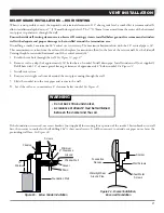 Предварительный просмотр 21 страницы Woodbridge DV2500-E Installation And Operating Instructions Manual