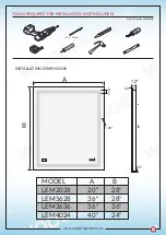 Предварительный просмотр 2 страницы Woodbridge LEM2028 Installation And Care Manual