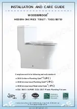 Woodbridge T-0032/B0750 Installation And Care Manual preview