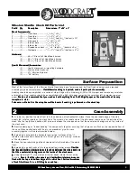 Preview for 3 page of Woodcraft Mission Inspired 125405 Instruction Manual