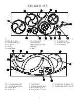 Preview for 4 page of Wooden-Gear-Clocks Crescent Manual