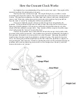 Preview for 8 page of Wooden-Gear-Clocks Crescent Manual