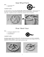 Preview for 10 page of Wooden-Gear-Clocks The Tranquility Clock Manual