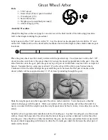 Preview for 28 page of Wooden-Gear-Clocks The Tranquility Clock Manual