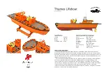 Preview for 1 page of Wooden Model Boat Thames Lifeboat Manual