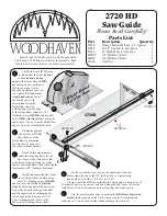 Woodhaven 2720 HD Manual preview