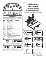 Woodhaven 6002 Owner'S Manual preview