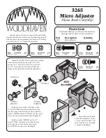 Woodhaven Micro Adjuster 3265 Assembly Instructions предпросмотр