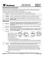 Woodhead 9200 Series Service Manual предпросмотр