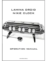 Woodize LAMINA DROID NIXIE Operation Manual preview