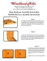 Woodland Mills Basic Bookcase Assembly Instructions preview