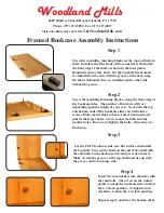 Preview for 1 page of Woodland Mills Framed Bookcase Assembly Instructions