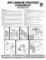 Preview for 1 page of WOODLAND SCENICS DPM LANDMARK STRUCTURES REED BOOKS Instructions