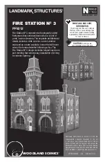 WOODLAND SCENICS LANDMARK STRUCTURES FIRE STATION N 3 Quick Start Manual preview