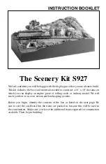 Preview for 1 page of WOODLAND SCENICS S927 Instruction Booklet