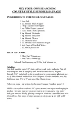 Preview for 35 page of Woodland PK 100 Smoker 'N Roaster Instruction And Recipe Manual