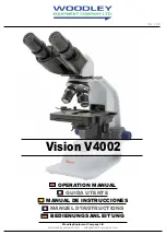 Предварительный просмотр 1 страницы Woodley Vision V4002 Operation Manual