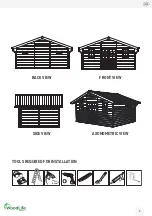 Preview for 3 page of WoodLife Garden 5X4M Installation Instructions Manual