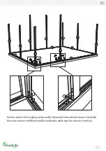 Preview for 9 page of WoodLife Garden 5X4M Installation Instructions Manual