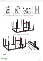 Preview for 10 page of WoodLife Garden 5X4M Installation Instructions Manual