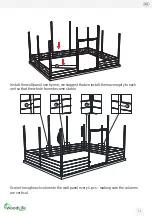 Preview for 11 page of WoodLife Garden 5X4M Installation Instructions Manual