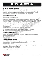 Preview for 6 page of WoodMaxx WM-8M Operator'S Manual