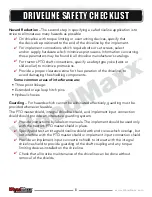 Preview for 9 page of WoodMaxx WM-8M Operator'S Manual