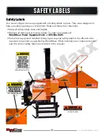 Preview for 39 page of WoodMaxx WM-8M Operator'S Manual