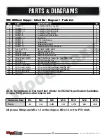 Preview for 44 page of WoodMaxx WM-8M Operator'S Manual