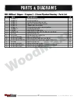 Preview for 46 page of WoodMaxx WM-8M Operator'S Manual