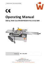 Woodpecker FKS 6-315/2300 Operating Manual preview