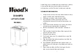 Preview for 1 page of Wood’s DS-40FS User Manual