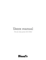 Preview for 1 page of Wood’s DSC-70ES User Manual