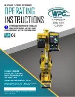 WOOD'S POWR-GRIP P110C02DC3 Operating Instructions Manual preview