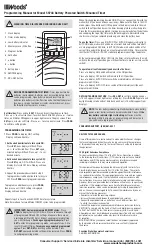 Preview for 1 page of Woods 59744 Programming Manual